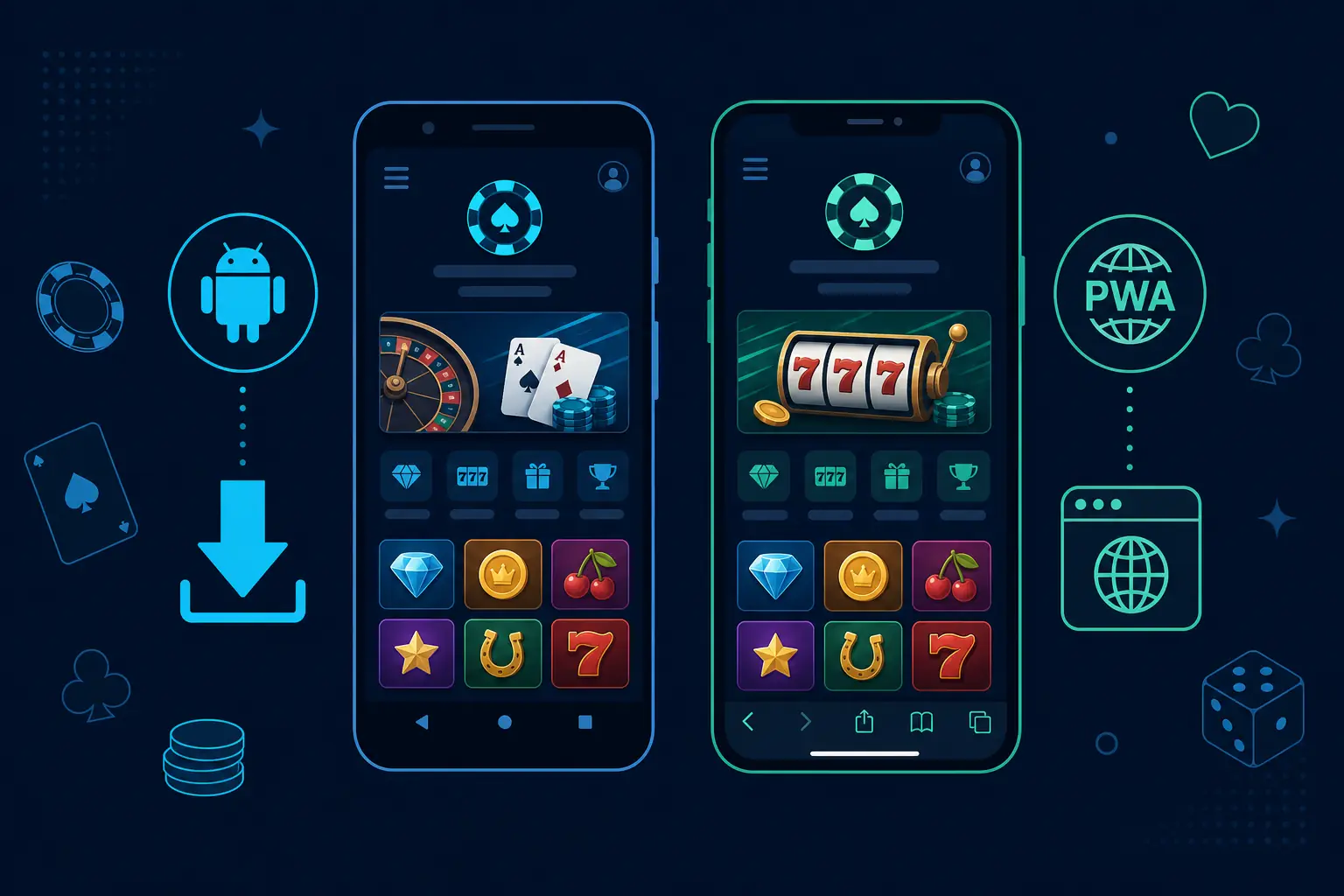 Bettilt mobil uygulama Android ve iOS ekranları